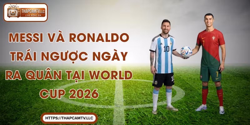 Messi Và Ronaldo Trái Ngược Ngày Ra Quân Tại World Cup 2026