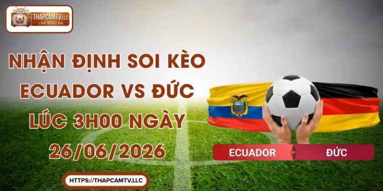 Nhận Định Soi Kèo Ecuador VS Đức Lúc 3h00 Ngày 26/06/2026