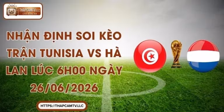 Tunisia vs Hà Lan diễn ra lúc 6:00 ngày 26/06/2026 hứa hẹn mang đến màn so tài hấp dẫn giữa hàng thủ kỷ luật cùng lối chơi giàu sức tấn công. Theo dõi ngay! Nhận Định Soi Kèo Trận Tunisia vs Hà Lan Lúc 6h00 Ngày 26/06/2026 Tunisia vs Hà Lan là cặp đấu đáng chú ý ở lượt trận cuối bảng F World Cup 2026 khi hai đội bước vào trận đấu với những mục tiêu khác nhau. Tunisia quyết tâm tạo bất ngờ, trong khi Hà Lan được đánh giá cao nhờ chất lượng đội hình và đẳng cấp vượt trội. Hãy cùng ThapcamTV cập nhật những phân tích chi tiết và dự đoán đáng chú ý về màn so tài này trong bài viết dưới đây! Phong độ của Tunisia vs Hà Lan gần đây Cuộc đối đầu giữa Tunisia vs Hà Lan ở lượt trận cuối bảng F World Cup 2026 nhận được sự quan tâm lớn khi cả hai đội đều hướng đến những mục tiêu khác nhau. Trong khi Hà Lan đặt quyết tâm giành ngôi đầu bảng để tạo lợi thế ở vòng knock-out, Tunisia vẫn nuôi hy vọng tạo nên bất ngờ nếu kết quả các trận đấu khác diễn ra thuận lợi. Phong độ của Tunisia vs Hà Lan gần đây Tunisia bước vào giải đấu với lối chơi phòng ngự phản công quen thuộc. Đại diện châu Phi nổi bật với lối chơi kỷ luật, phòng ngự chặt chẽ và tinh thần thi đấu kiên cường. Tuy nhiên, hiệu quả trên hàng công vẫn là vấn đề khiến họ gặp khó trước các đối thủ mạnh. Ở chiều ngược lại, Hà Lan tiếp tục cho thấy đẳng cấp của một ứng viên hàng đầu. Đội bóng áo cam sở hữu đội hình có chiều sâu, nhiều cầu thủ thi đấu tại các giải vô địch hàng đầu châu Âu. Nếu duy trì đúng phong độ, họ hoàn toàn có thể hướng tới một chiến thắng thuyết phục. Nhận định soi kèo Tunisia vs Hà Lan bảng F ngày 26/06/2026 Bảng F được đánh giá có sự chênh lệch về đẳng cấp. Dưới đây là những nhận định soi kèo bóng đá giữa Tunisia vs Hà Lan diễn ra vào ngày 26/06/2026 bạn hãy theo dõi ngay: Nhận định soi kèo Tunisia vs Hà Lan bảng F ngày 26/06/2026 Nhận định soi kèo Châu Á trận Tunisia vs Hà Lan Ở kèo châu Á, Hà Lan vẫn là lựa chọn đáng tin cậy hơn nhờ sở hữu lực lượng vượt trội và phong độ ổn định trong giai đoạn gần đây. Đội bóng áo cam quy tụ nhiều ngôi sao đang thi đấu tại các giải VĐQG hàng đầu châu Âu. Nhờ chất lượng đội hình vượt trội, Hà Lan thường áp đặt được thế trận trước các đối thủ yếu hơn. Trong khi đó, Tunisia thường lựa chọn lối chơi phòng ngự số đông, nhưng khả năng chống chịu trước sức ép liên tục từ Hà Lan vẫn là dấu hỏi lớn. Nếu thi đấu đúng với thực lực, đại diện châu Âu hoàn toàn đủ khả năng tạo ra cách biệt từ hai bàn trở lên. Vì vậy, lựa chọn Hà Lan ở kèo châu Á được xem là phương án an toàn và có tỷ lệ thắng cao hơn. Kèo Tài Xỉu Mặc dù Hà Lan được đánh giá vượt trội, nhưng đây nhiều khả năng sẽ không phải trận đấu có quá nhiều bàn thắng. Tunisia nhiều khả năng sẽ chủ động lùi sâu đội hình nhằm hạn chế khoảng trống và giảm sức ép từ hàng công đối phương. Về phía Hà Lan, chỉ cần giành trọn 3 điểm là đủ để hoàn thành mục tiêu nên họ có thể lựa chọn lối chơi chắc chắn sau khi tạo được lợi thế. Với thế trận được dự đoán diễn ra chặt chẽ cùng khả năng Tunisia gặp khó trong khâu ghi bàn, tổng số bàn thắng khó vượt qua mốc 2,5. Do đó, kèo Xỉu là phương án đáng để cân nhắc ở cặp đấu này. Kèo Châu Âu Kèo châu Âu cũng đang nghiêng rõ về phía Hà Lan khi sự chênh lệch giữa hai đội là khá lớn. Không chỉ vượt trội về chất lượng đội hình, đại diện châu Âu còn sở hữu bản lĩnh thi đấu dày dạn ở những sân chơi lớn như World Cup. Trong khi đó, Tunisia thường gặp nhiều khó khăn mỗi khi chạm trán các đối thủ mạnh và chưa cho thấy sự ổn định trong cả tấn công lẫn phòng ngự. Nếu tận dụng tốt những cơ hội tạo ra, Hà Lan hoàn toàn có thể khép lại trận đấu bằng một chiến thắng thuyết phục. Lựa chọn Hà Lan thắng ở kèo châu Âu là phù hợp với tương quan lực lượng. Xem thêm: Nhận Định Soi Kèo Nhật Bản vs Thụy Điển 26/06/2026 Tại World Cup Đội hình ra sân dự kiến của Tunisia vs Hà Lan Tunisia nhiều khả năng vẫn ưu tiên đội hình thiên về phòng ngự nhằm hạn chế sức mạnh tấn công của Hà Lan. Trong khi đó, Hà Lan được dự đoán sẽ tung ra đội hình mạnh với mục tiêu kiểm soát thế trận và hướng đến chiến thắng để củng cố vị trí tại bảng F. Đội hình Chi tiết Tunisia ●Thủ môn: Aymen Dahmen ●Hậu vệ: Wajdi Kechrida, Yassine Meriah, Montassar Talbi, Ali Abdi ●Tiền vệ: Aissa Laidouni, Ellyes Skhiri, Mohamed Ali Ben Romdhane ●Tiền đạo: Anis Ben Slimane, Elias Achouri, Seifeddine Jaziri. Hà Lan ●Thủ môn: Bart Verbruggen ●Hậu vệ: Denzel Dumfries, Stefan de Vrij, Virgil van Dijk, Nathan Aké ●Tiền vệ: Tijjani Reijnders, Frenkie de Jong, Xavi Simons ●Tiền đạo: Memphis Depay, Donyell Malen, Cody Gakpo Dự đoán tỷ số giữa Tunisia vs Hà Lan 26/06/2026 Cuộc đối đầu này được dự đoán sẽ diễn ra với thế trận nghiêng về phía Hà Lan nhờ sự vượt trội về chất lượng đội hình và kinh nghiệm thi đấu đỉnh cao. Tunisia chắc chắn sẽ nỗ lực chơi phòng ngự chặt chẽ và chờ đợi cơ hội phản công, nhưng sẽ không dễ xuyên thủng hàng thủ được tổ chức tốt của đối thủ. ThapcamTV dự đoán tỷ số: Tunisia 0-2 Hà Lan Với nhiều ngôi sao có khả năng tạo đột biến, đội bóng áo cam được kỳ vọng sẽ kiểm soát thế trận và tận dụng tốt các cơ hội ghi bàn. Nếu thi đấu đúng phong độ, Hà Lan nhiều khả năng sẽ giành trọn 3 điểm để khép lại vòng bảng một cách thuyết phục. 👉 Dự đoán tỷ số: Tunisia 0-2 Hà Lan Kết luận Cuộc chạm trán giữa Tunisia vs Hà Lan tại World Cup 2026 hứa hẹn mang đến màn so tài đáng xem giữa lối chơi kỷ luật của đại diện châu Phi và sức mạnh toàn diện của "Cơn lốc màu da cam". Hy vọng những nhận định trên sẽ giúp bạn có thêm thông tin hữu ích trước giờ bóng lăn. ThapcamTV chúc bạn theo dõi trận đấu trọn vẹn và đưa ra những lựa chọn chính xác.
